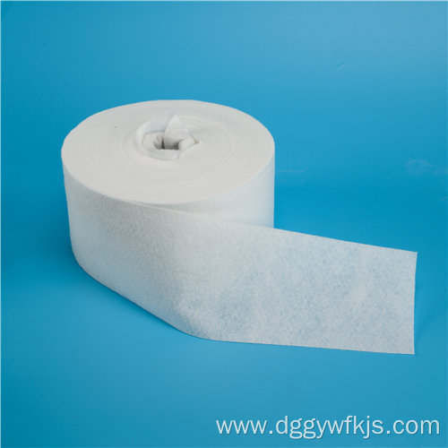 Shaped needle-punched cotton mask filter material